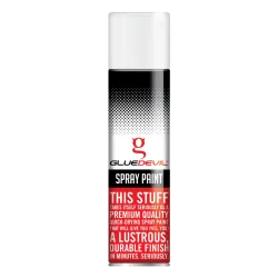 Glue Devil Spray Paint Primer White