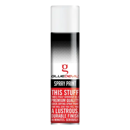 Glue Devil Spray Paint Primer White