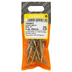 Eureka Chipb Smh Shk Yp 4.0X 40mm Quantity:20