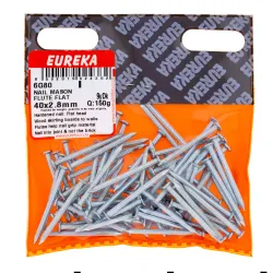 Eureka Nail Mason Flute Flat 40X2.8mm Quantity:150G