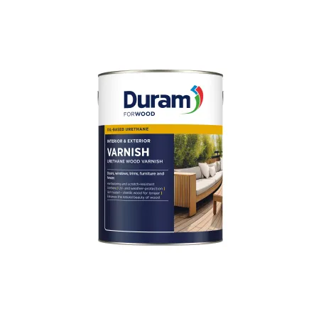 Duram Varnish Gloss 5L Mahogany,  - Cashbuild