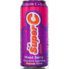 Super C Energy Drink Mixed Berry Can 500ml,  - Cashbuild