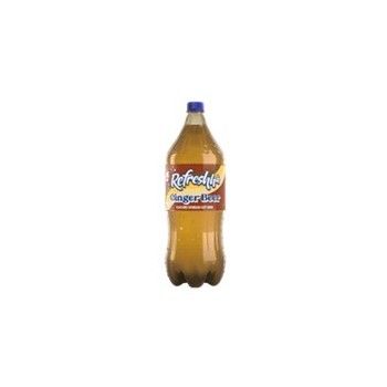 Refreshhh Ginger Beer Flavoured Sparkling Soft Drink 2L,  - Cashbuild