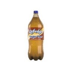 Refreshhh Ginger Beer Flavoured Sparkling Soft Drink 2L - Cashbuild