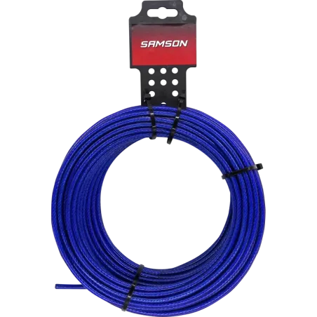 Steel Cable Pvc Coat Blue 3.2X4.8mm 25m, SAMSON - Cashbuild