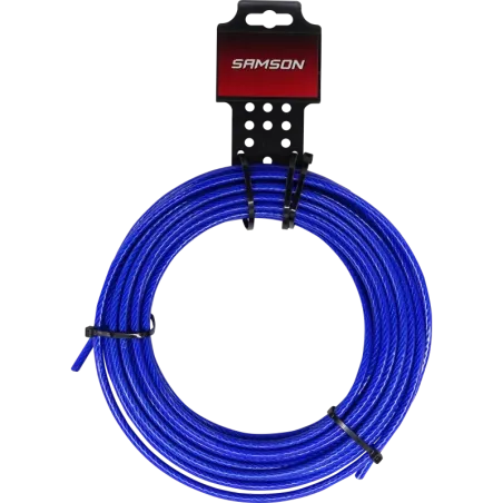 Steel Cable Pvc Coat Blue 4.0X5.6mm 25m, SAMSON - Cashbuild