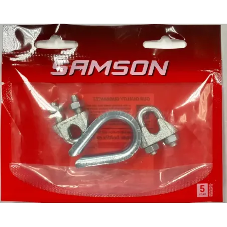 Kit Wire Rope Clamp And Thimble -M8, SAMSON - Cashbuild