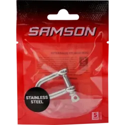 D Shackle M6 Stainless Steel S 304, SAMSON - Cashbuild