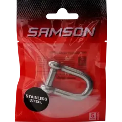D Shackle M8 Stainless Steel 304, SAMSON - Cashbuild