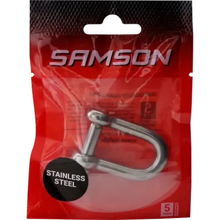 D Shackle M8 Stainless Steel 304, SAMSON - Cashbuild
