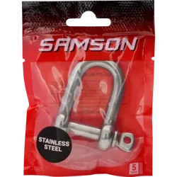 D Shackle M10 Stainless Steel 304, SAMSON - Cashbuild
