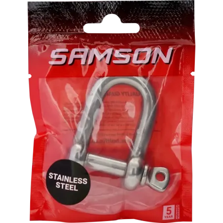 D Shackle M10 Stainless Steel 304, SAMSON - Cashbuild