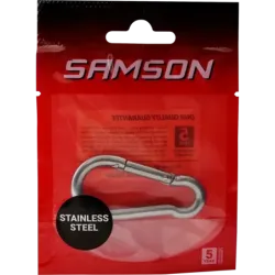 Carabine Hook M6X60 Stainless Steel 304, SAMSON - Cashbuild