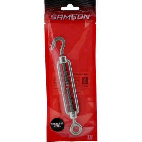 Turnbuckle Hook & Eye M8 Stainless Steel 304, SAMSON - Cashbuild