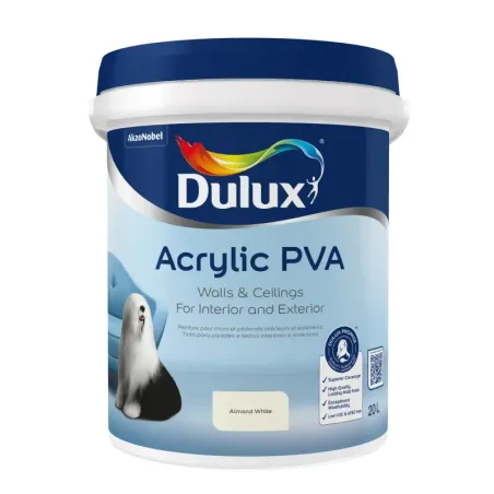 Dulux Acrylic Pva 20L Almond White, DULUX - Cashbuild