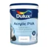 Dulux Acrylic PVA White 5L, DULUX - Cashbuild