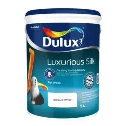 Dulux Lux Silk 5L Brilliant White, DULUX - Cashbuild