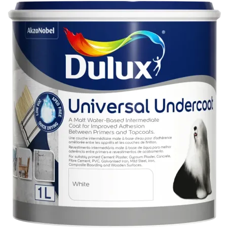 Dulux Undercoat Waterbased 1L, DULUX - Cashbuild