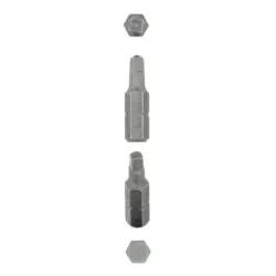 Bit Square 25mm Size 3 Screw 6mm Quantity:3, EUREKA - Cashbuild