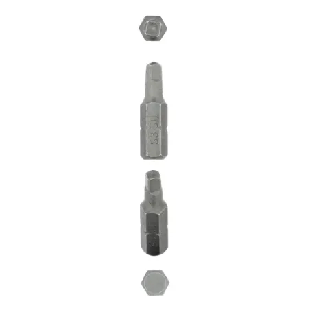 Bit Square 25mm Size 3 Screw 6mm Quantity:3, EUREKA - Cashbuild