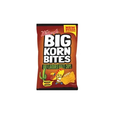 Willards Big Korn Bites BBQ 50g, Willards - Cashbuild