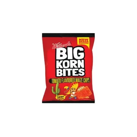 Willards Big Korn Bites Tomato 50g