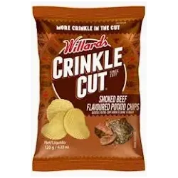 Willards Crinkle Cut Smoked Beef 30g, Willards - Cashbuild