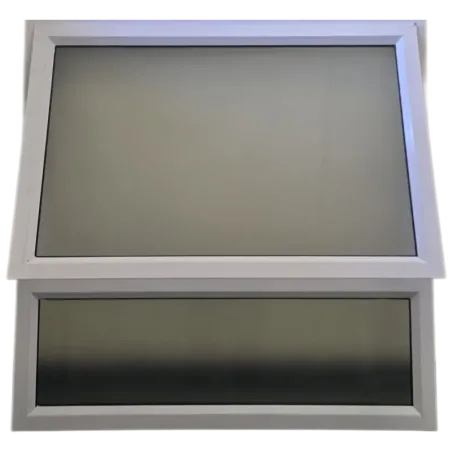 Aluminium Window Frame 28 Casement Pt99 Obscure Glass 900X900Mm White, KHANYA - Cashbuild