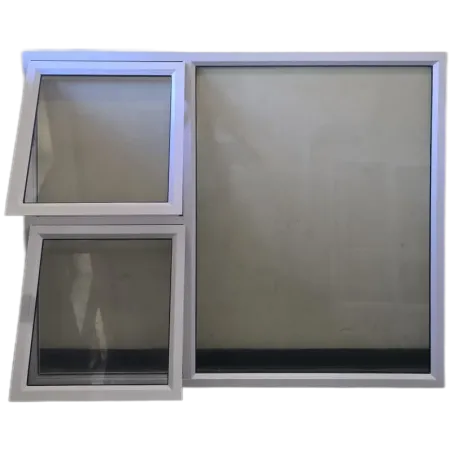 Aluminium Window Frame 28 Casement Ptt1512 Left Hand 1.5Mx1.2M White, 2 Openings, KHANYA - Cashbuild