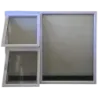 Aluminium Window Frame 28 Casement Ptt1512 Left Hand 1.5Mx1.2M White, 2 Openings, KHANYA - Cashbuild