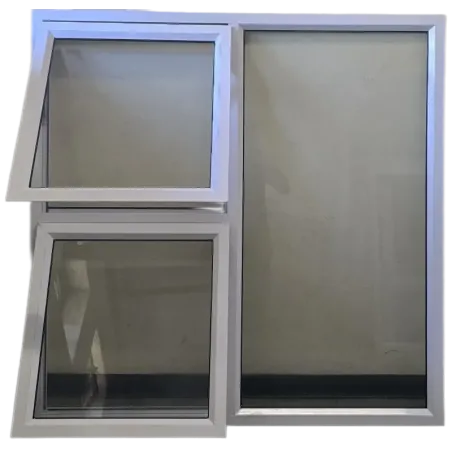 Aluminium Window Frame 28 Casement Ptt1212 Left Hand 1.2Mx1.2M White, 2 Openings, KHANYA - Cashbuild