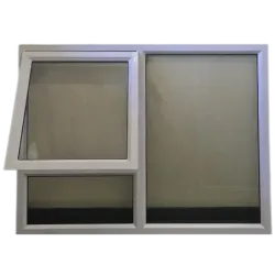 Aluminium Window Frame 28 Casement Pt129 Left Hand 1.2Mx900Mm White, KHANYA - Cashbuild