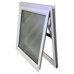 Aluminium Window Frame  28 Casement Pt66 Obscure Glass 600X600Mm White, KHANYA - Cashbuild