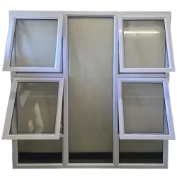 Aluminium Window Frame 28 Casement P4Tt1515 - 1.5Mx1.5M White, 4 Openings, KHANYA - Cashbuild