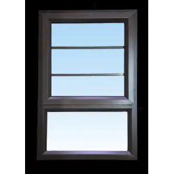Window Frame Aluminium Pt69 Bronze With Buglar Bars With Clear Float Glass And Handle,  - Cashbuild