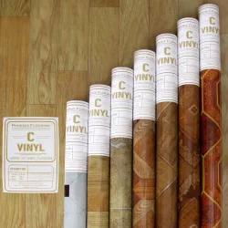 Vinyl Flooring Rolls C-Embossed - 0.5mm - Per Linear Meter