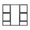 Window Frame Aluminium P4TT1515 1.5Mx1.5M Charcoal