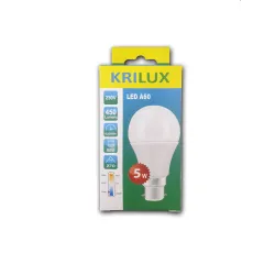 Globe Led A60 5W B22 6000K Kl,  - Cashbuild