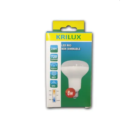 Globe Led R63 8W E27 6000K Kl,  - Cashbuild