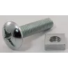 Eureka Gutter Bolt & Nut 6x25mm Quantity:8
