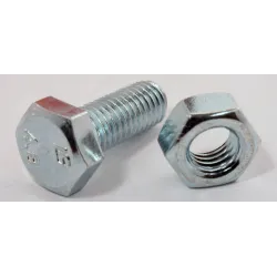 Eureka Set Screw & Nut Galvanised 8x20mm Quantity:4