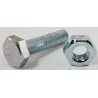 Eureka Set Screw & Nut Galvanised 10x40mm Quantity:6