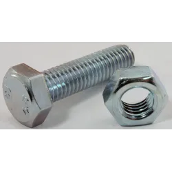 Eureka Set Screw & Nut Galvanised 8x30mm Quantity:12