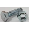 Eureka Set Screw & Nut Galvanised 8x30mm Quantity:12