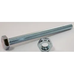 Eureka Set Screw & Nut Galvanised 10x120mm Quantity:6