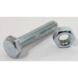 Eureka Set Screw & Nut Galvanised 6x30mm Quantity:8