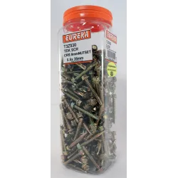Eureka Self Drilling Tek Screw Steel T3 55x38mm Quantity:250
