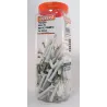 Eureka Nail-in White Rimmed 6x55mm Quantity:75