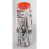Eureka Nail-in White Rimmed 6x70mm Quantity:75