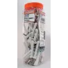 Eureka Nail-in White Rimmed 8x60mm Quantity:70